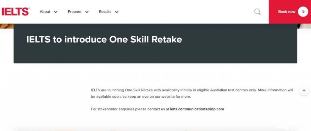 标化资讯|雅思官方宣布引入One Skil Retake单项重考机制