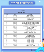 低领学生amc8的专属课程，犀牛AMC8预备班！