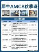 上海AMC8培训课程设置,线上线下自选!