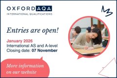 2026年牛津AQA考试局 AS/A-level 1月大考报名通道即将截止！