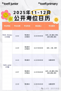 小托福2025考试时间是多少？小托福拿奖培训课程！