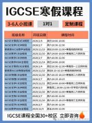 IGCSE物理课程学什么？寒假如何备考才能冲A*？附IGCSE培训课程