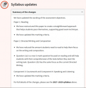 IG英语0500新考纲有哪些调整？大纲具体调整分析